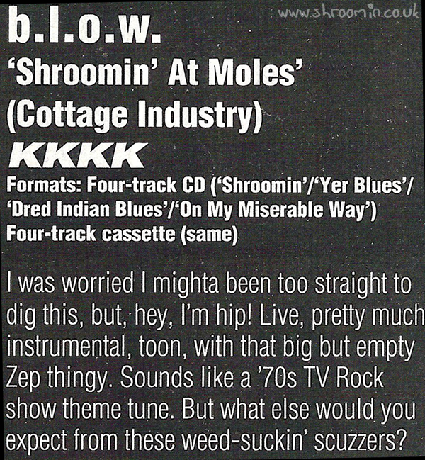 Kerrang! Shroomin At Moles Review Date Unknown