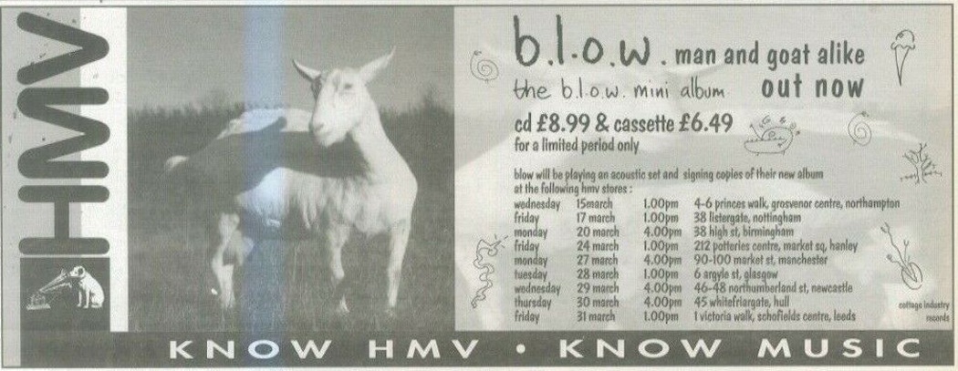 HMV Advert for Man & Goat Alike